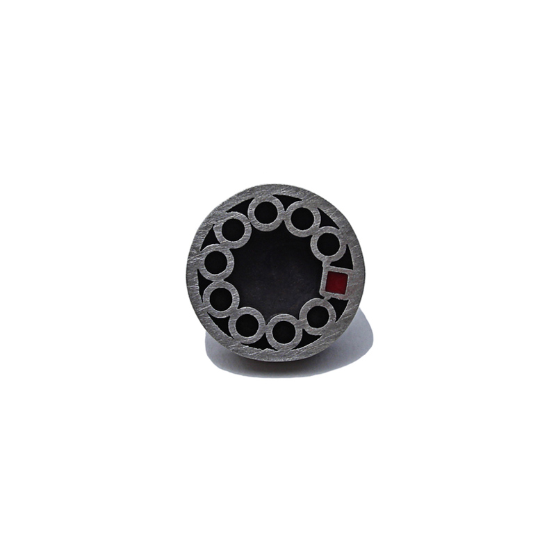 One Of These Things Just Doesn't Belong, sterling silver, resin