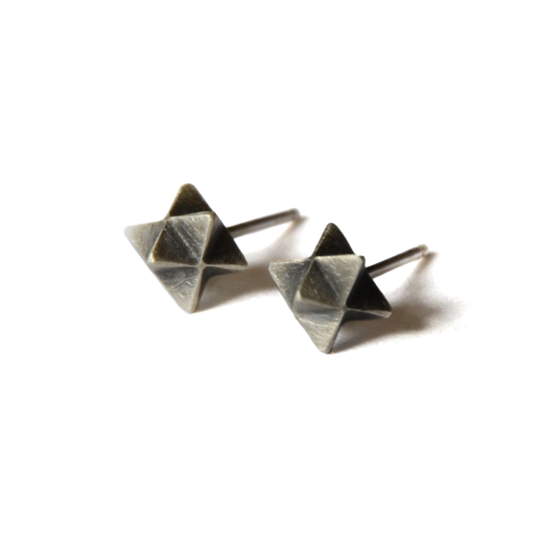 Portal Studs, sterling silver, 2015