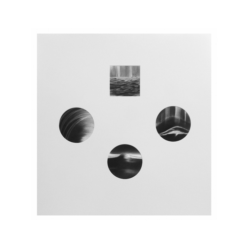 Hand in Hand, Kate Alterio & Claire Beynon, charcoal and conte on Paper, 775 X 750MM (frame size: v x h), 2009