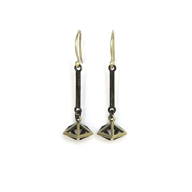 Stellar Earrings, sterling silver, 2016