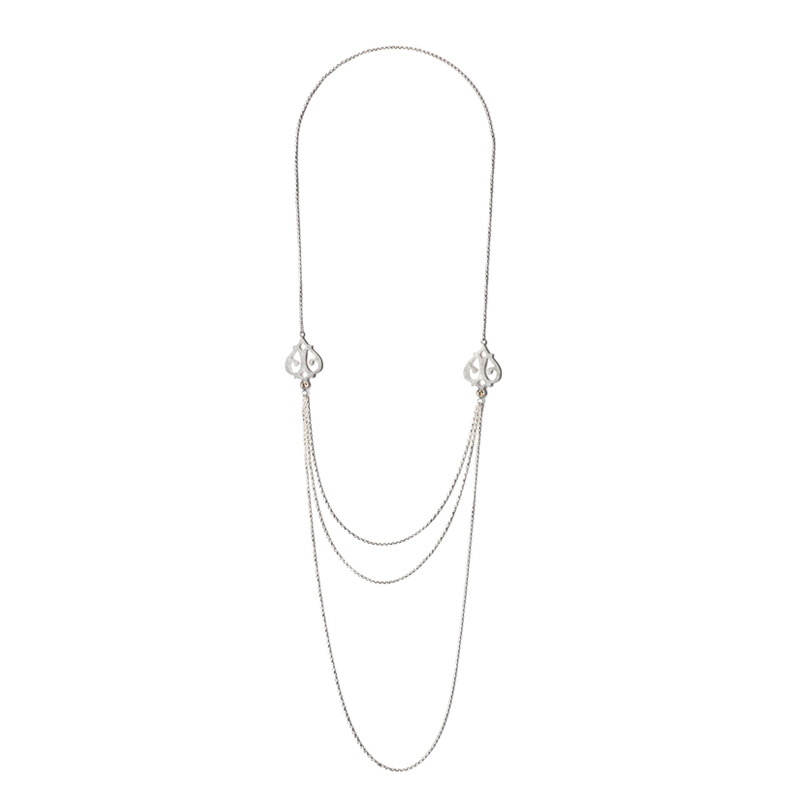 Sunrise Necklace, golden topaz, sterling silver, 2013