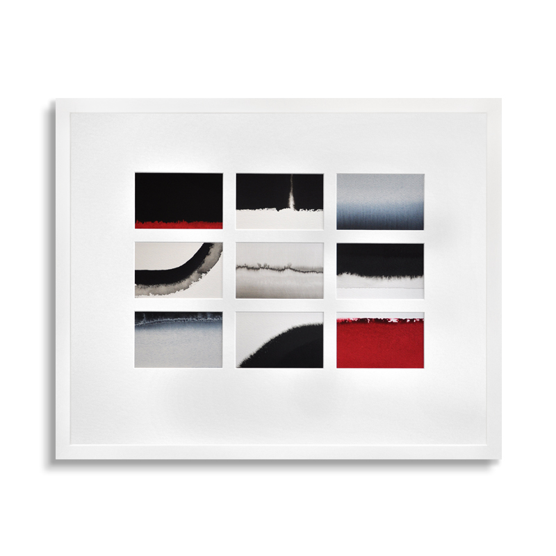 Every Moment is Fleeting, Ink on paper, 840 x 690mm (frame size h x w), 2012