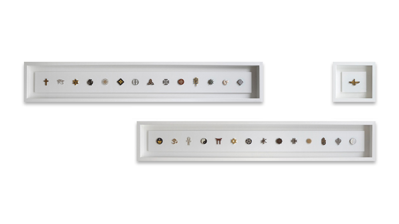 The One, The All, brass, silver, 24c gold plate, 23ct moon gold leaf, 24ct gold leaf, 22ct champagne gold, palladium leaf, ebony, box wood, cedar, lignum vitae, mother of pearl, ivory (recycled piano key) (one off), 2016