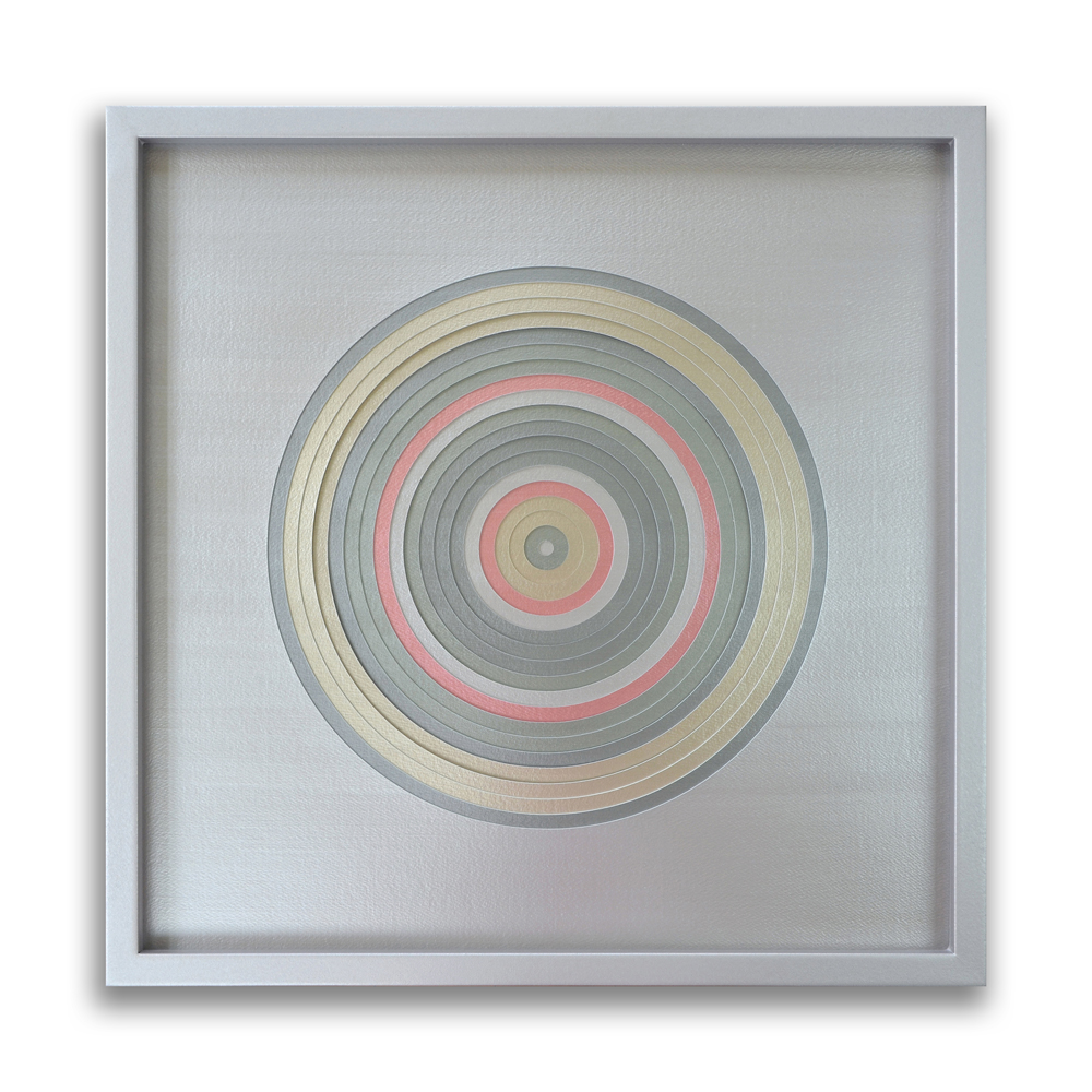 A Lover Awaits, Metallic Acrylic on Artistico 650gsm cotton paper, 2017