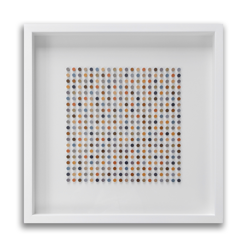 All One Yet Alone We Walk, Metallic Acrylic on brass, 2017