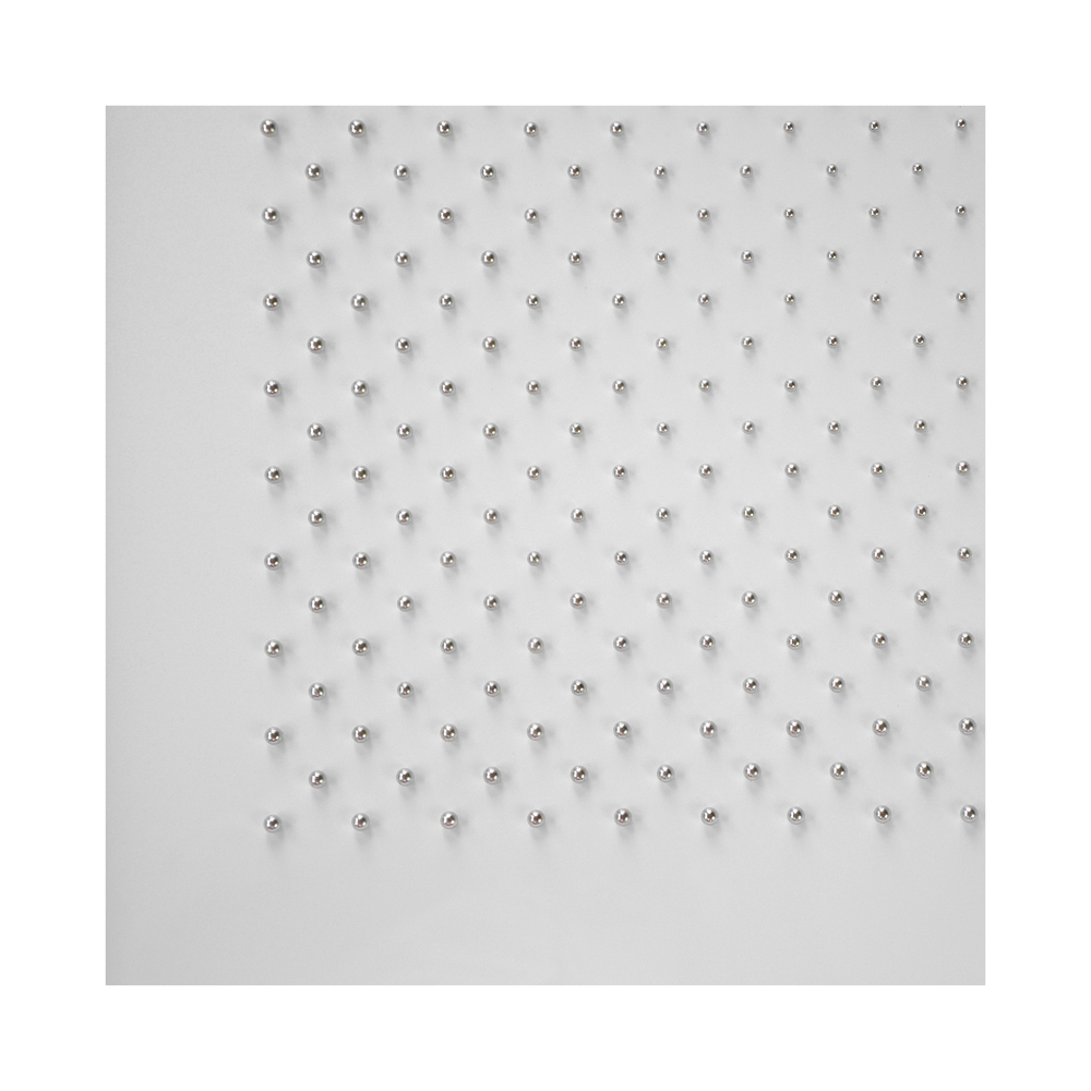 Network of Light detail, Palladium leaf on brass, 2017