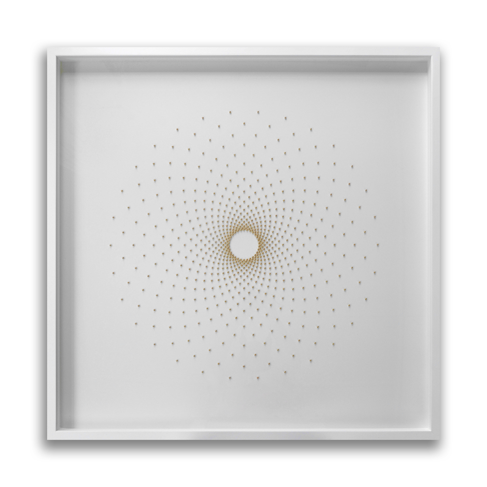 We Move As One, 22ct Moon Gold on brass, 2017