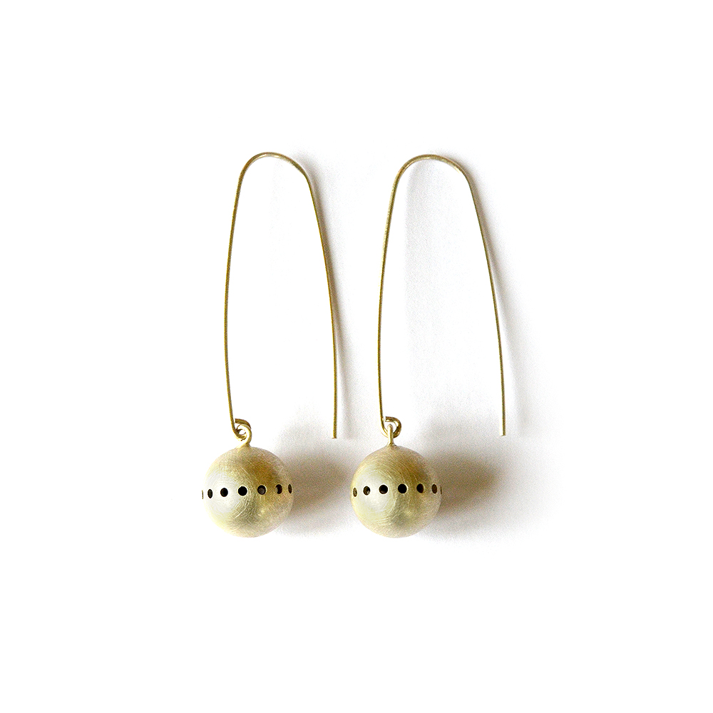 Unity Earrings, sterling silver. 2018