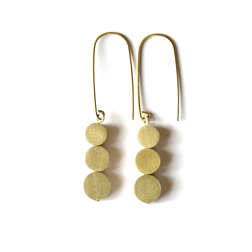 Sum Of All The Parts Earrings, sterling silver. 2018