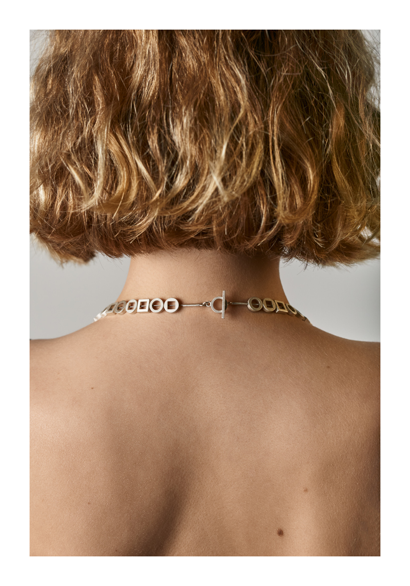 Worlds Within Worlds Necklace, sterling silver, 2020, Kate Alterio