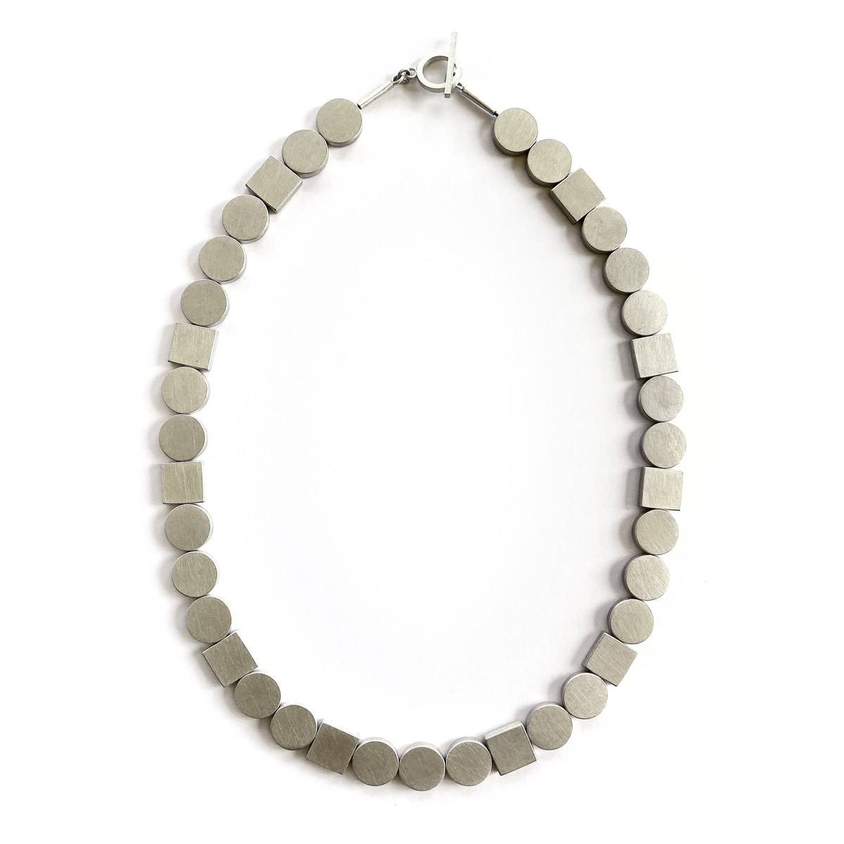 Shoulder to Shoulder Necklace, sterling silver, 2020, Kate Alterio