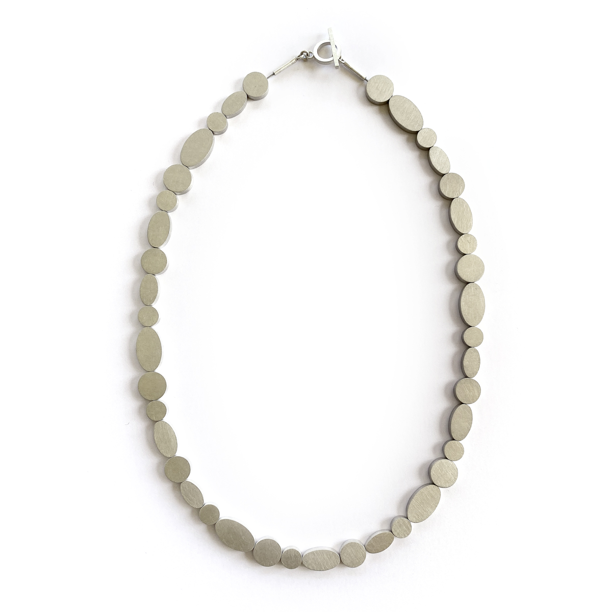 Shape-shifter Necklace, sterling silver, 2020, Kate Alterio