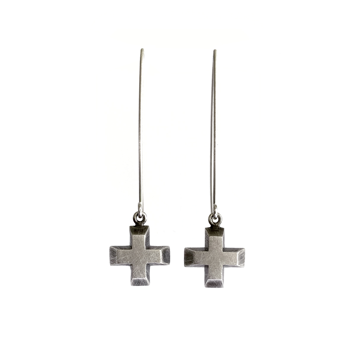Sacred Earrings , silver, 2020, Kate Alterio
